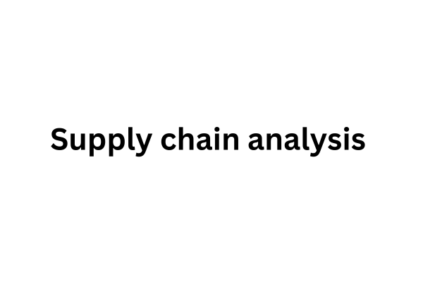 Supply chain analysis  cover