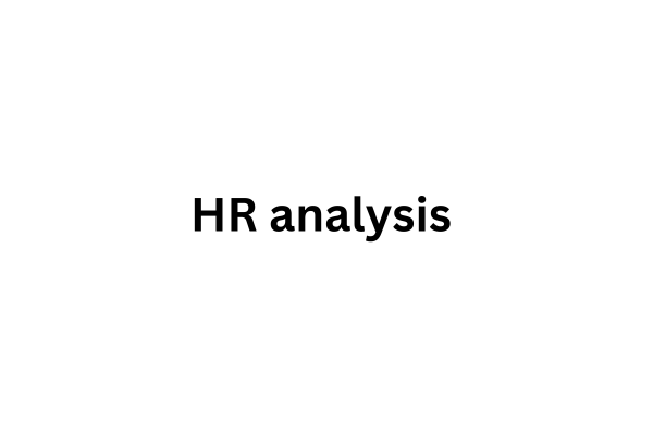 HR analysis  cover