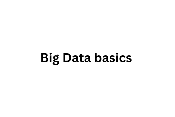 Big Data basics  cover