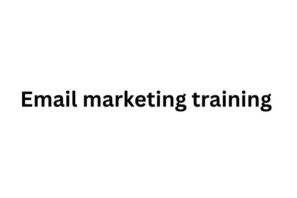 Email marketing training  cover