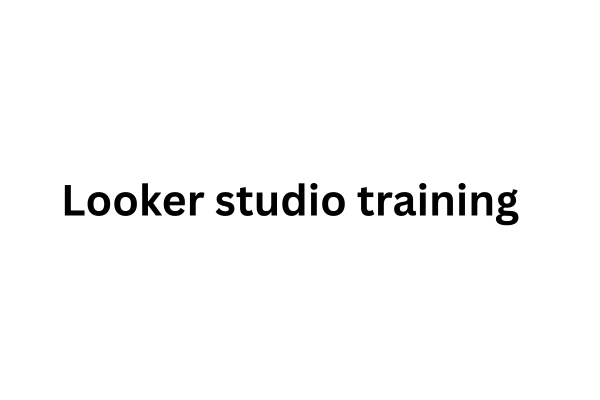 Looker studio training cover