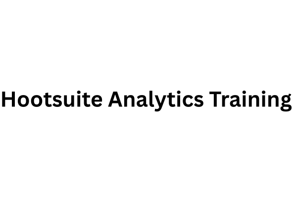Hootsuite Analytics Training cover