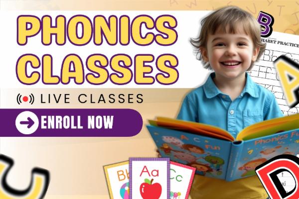 Phonics Classes for Ages 3-9 cover
