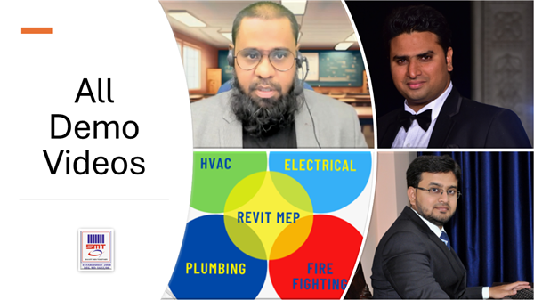 MEP - ALL DEMO VIDEOS (HVAC, Electrical, Plumbing, Fire Fighting, Revit MEP, Revit Architecture) cover