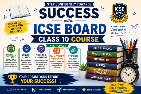 Class 10 ICSE Board cover