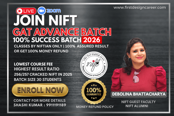 NIFT GAT Advance Target Live Batch cover