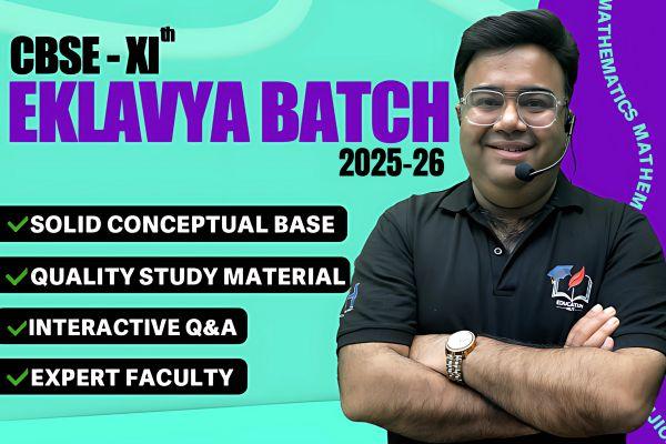 EAKLAVYA 2025-26 CLASS 11 MATHS CBSE cover