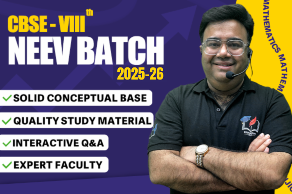 NEEV 2025-26 CLASS 8 MATHS CBSE cover