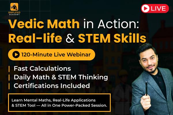 VEDIC MATHS IN ACTION : REAL LIFE & STEM cover