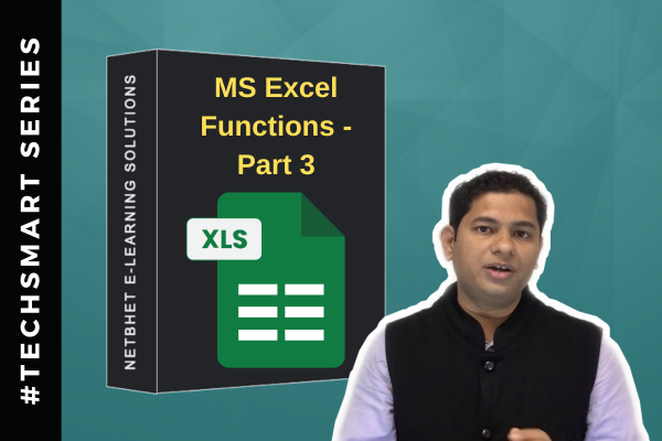 MS Excel Functions - Part 3 cover