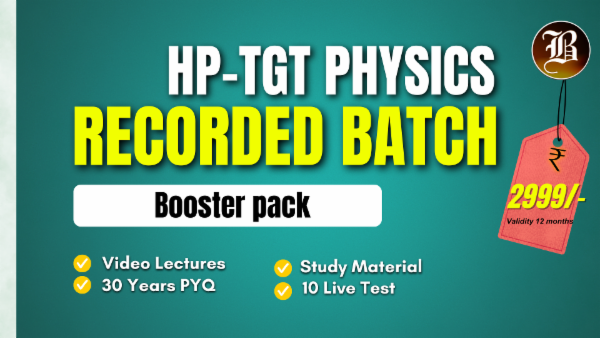 HP TGT Physics Booster Batch