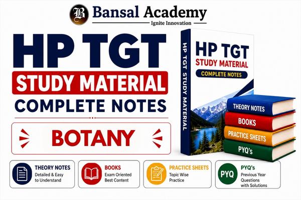 HP TGT BOTANY STUDY MATERIAL