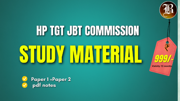 HP JBT COMMISSION STUDY MATERIAL