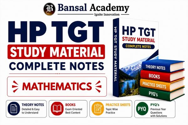STUDY MATERIAL MATHEMATICS HP TGT