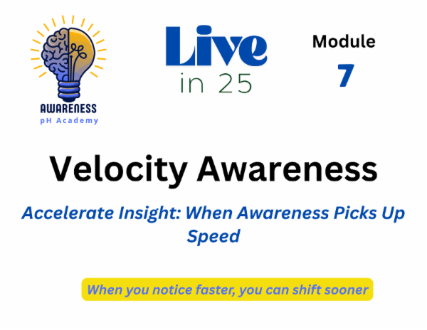 pH A LIVE in 25 Velocity Awareness (Mod 7) cover