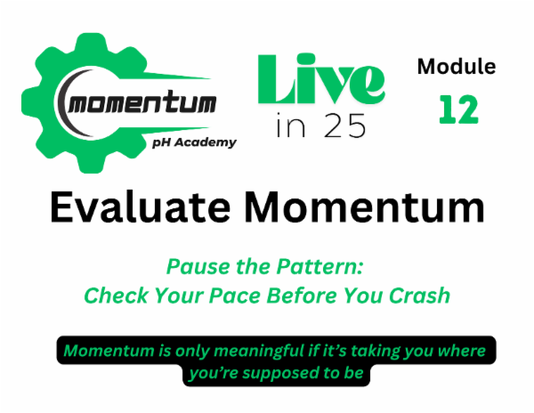 pH A Live in 25 Evaluate Momentum (Mod 12) cover