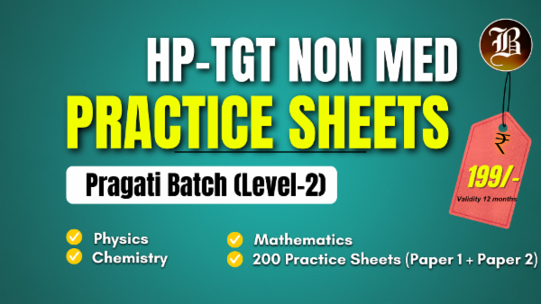 HP TGT NON MEDICAL PRAGATI PRACTICE BATCH