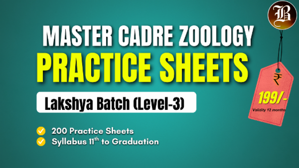 MASTER CADRE ZOOLOGY LAKSHYA PRACTICE BATCH cover