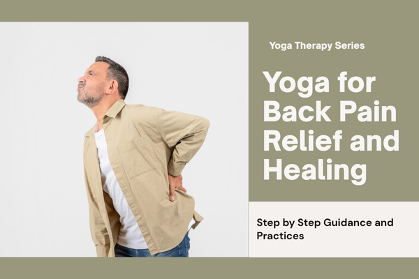 Yoga therapy for Back Pain Relief and Healing cover