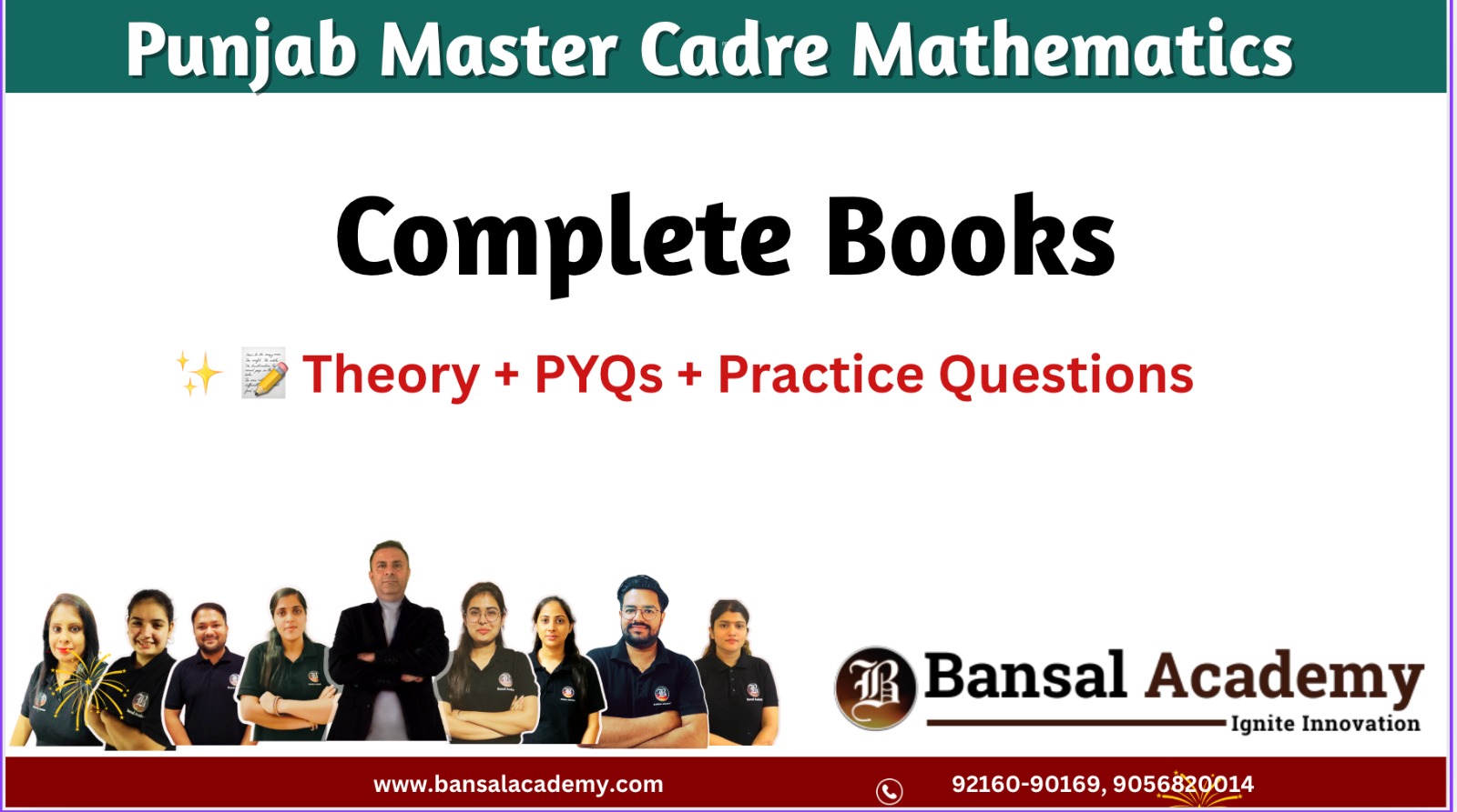 Master Cadre Mathematics Books (Study Material) cover