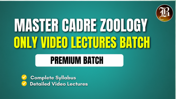 MASTER CADRE ZOOLOGY ONLY VIDEO LECTURES BATCH cover