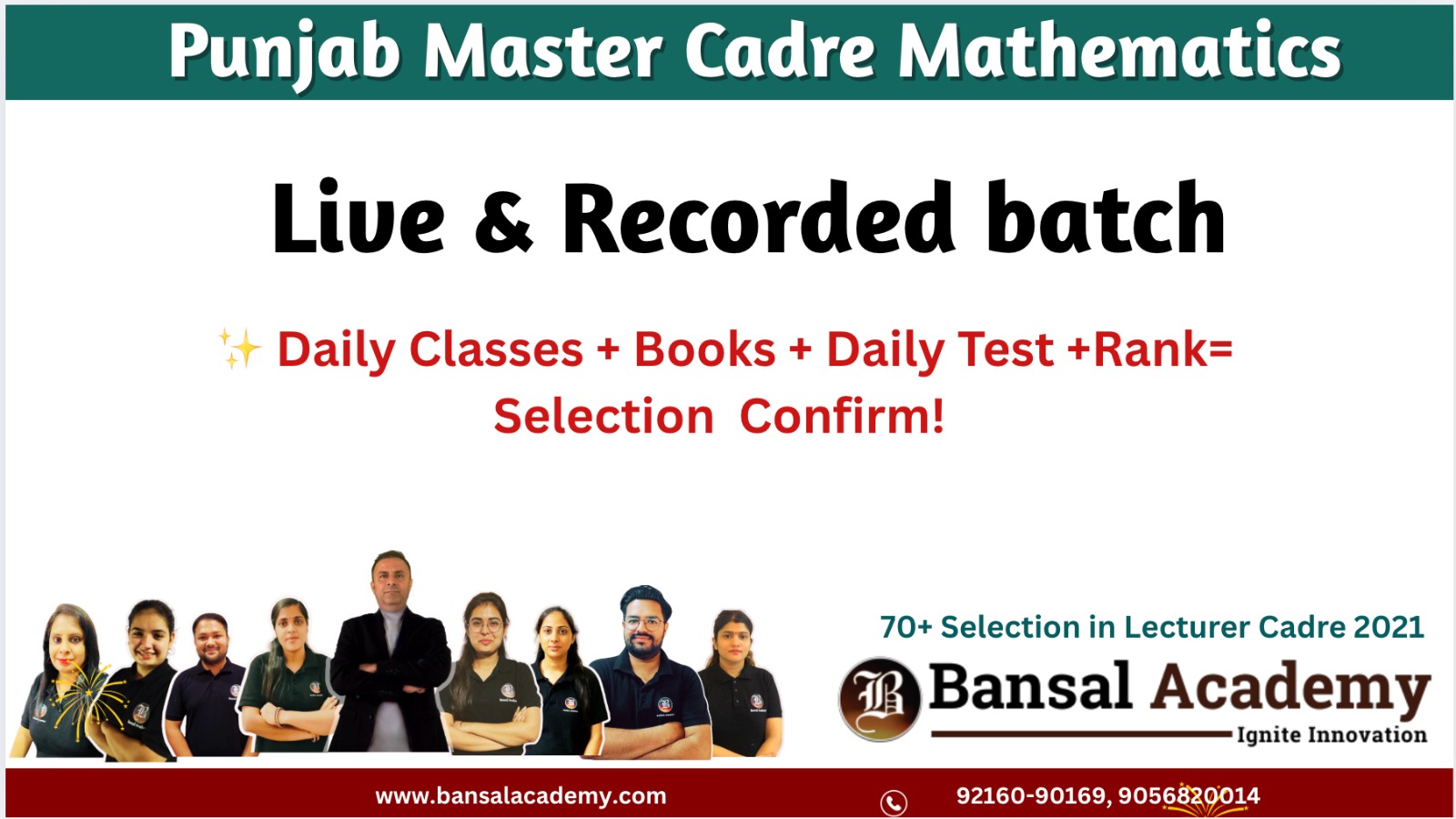 MASTER CADRE MATHEMATICS MISSION SELECTION BATCH cover