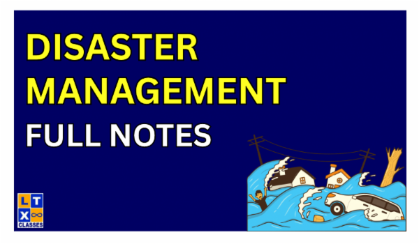 Disaster Management Full Notes cover