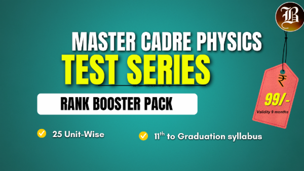 MASTER CADRE PHYSICS RANK BOOSTER SERIES  cover