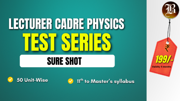 LECTURER CADRE PHYSICS SURE SHOT SERIES cover