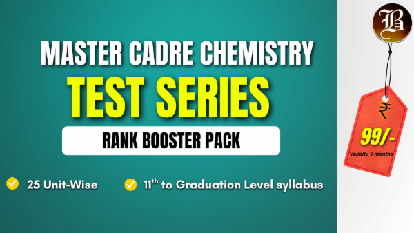 LECTURER CADRE CHEMISTRY RANK BOOSTER SERIES cover