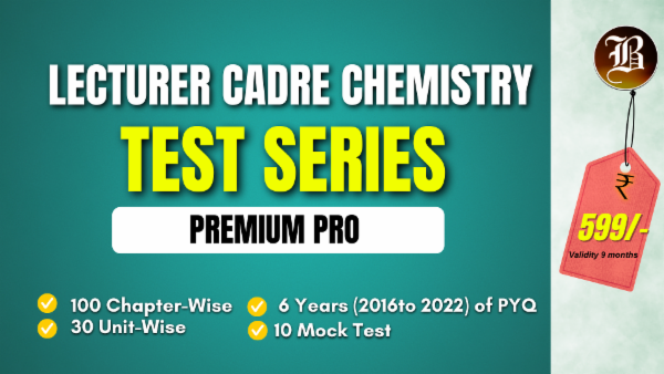LECTURER CADRE CHEMISTRY PREMIUM TEST SERIES cover