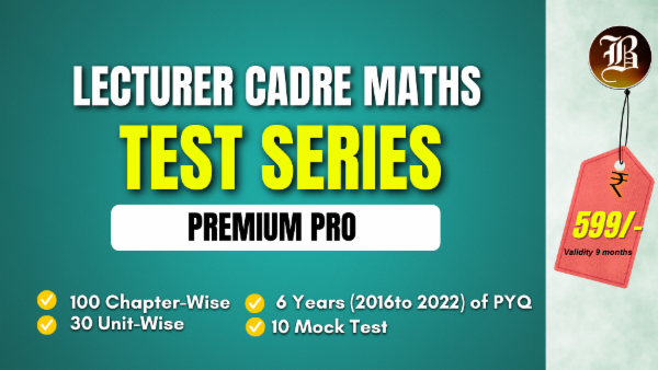LECTURER CADRE MATHEMATICS PREMIUM TEST SERIES cover