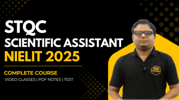 STQC Scientific Assistant, NIELIT 2025 cover