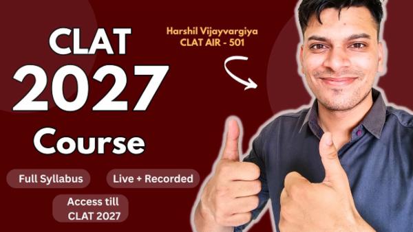 CLAT 2027 Course - Full Course with NLU Mentor cover
