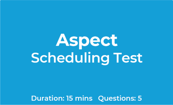 Aspect Scheduling Test (Basic) cover