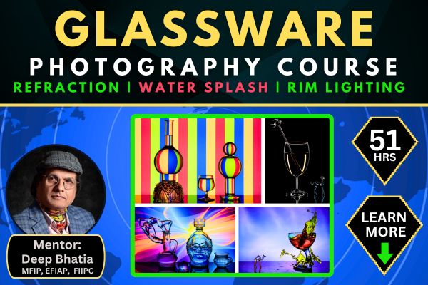 GLASSWARE PHOTOGRAPHY COURSE cover