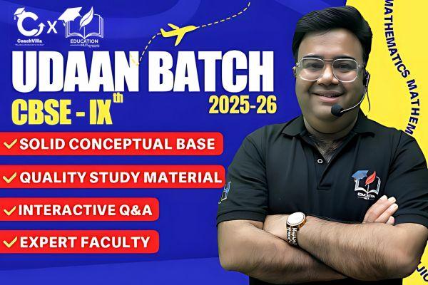 CoachVilla x Education Hut CLASS 9 MATHS 2.0 2025 - 26 BY KUNAL SIR cover