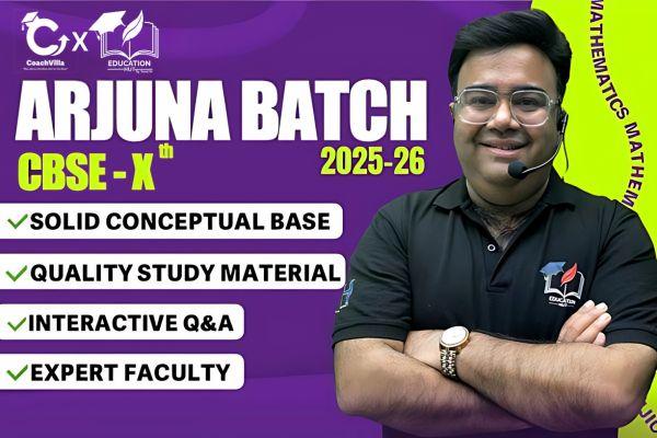 CoachVilla x Education Hut CLASS 10 MATHS 2.0 2025 - 26 BY KUNAL SIR cover