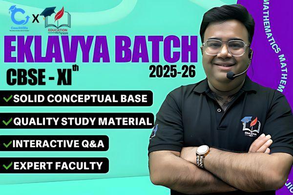 CoachVilla x Education Hut CLASS 11 MATHS 2.0 2025 - 26 BY KUNAL SIR cover