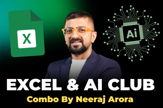 Excel & AI Club Combo By Neeraj Arora cover
