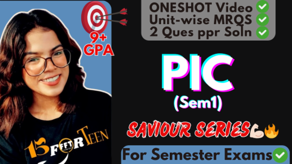 PIC 💎(Programming in C) Endsem Saviour🔥 cover