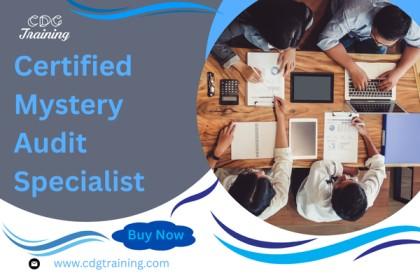 Certified Mystery Audit Specialist cover