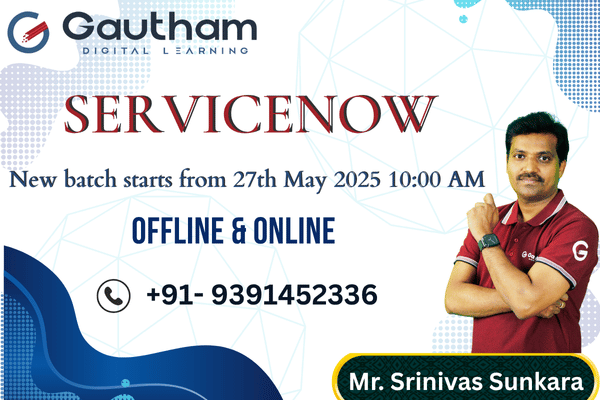 ServiceNow Live Classes : New Batch Starts from 27th May 2025 10:00 AM cover