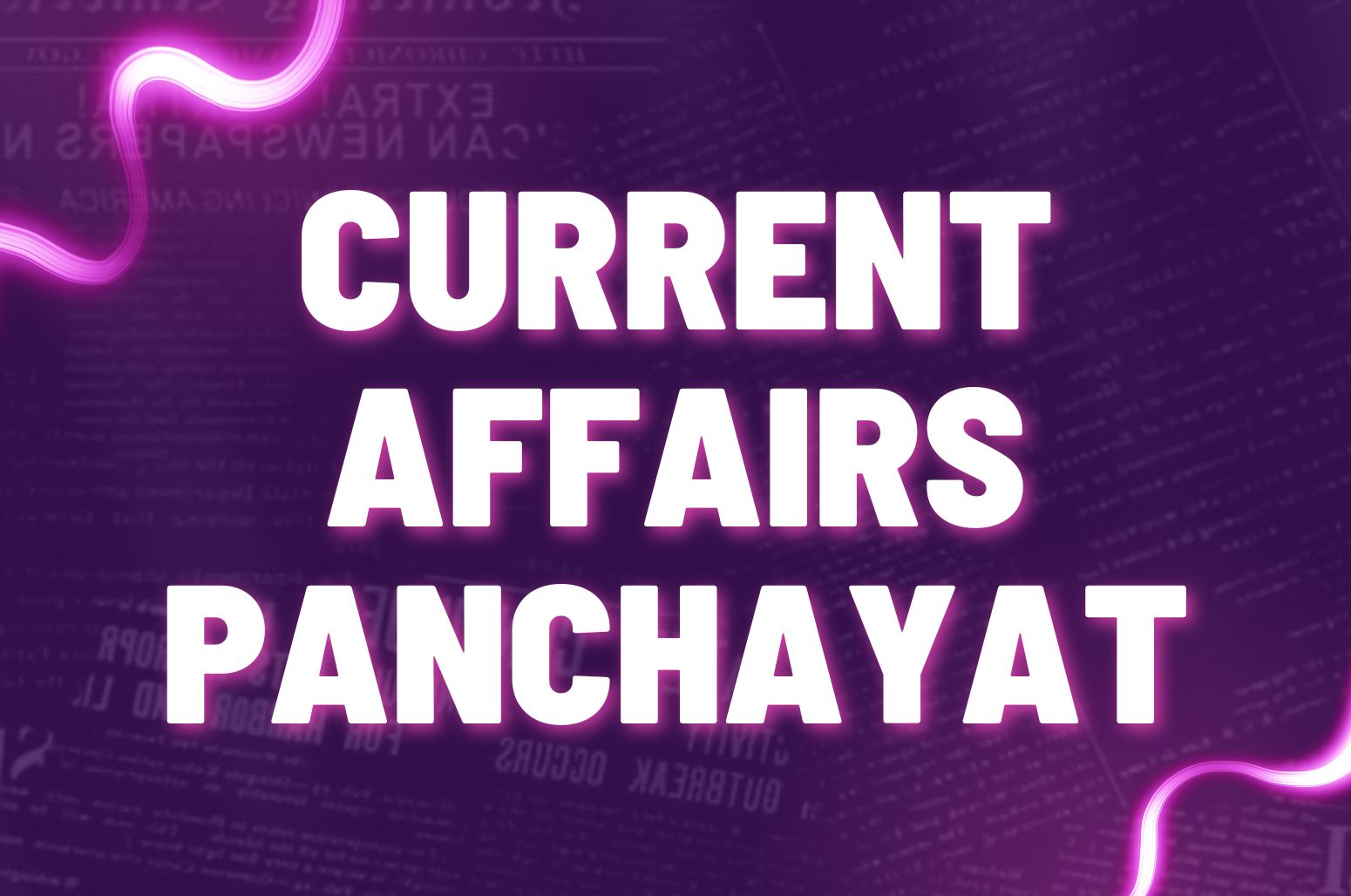 Current Affairs Panchayat cover