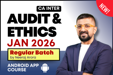 CA Inter Audit Regular Batch for January 2026 - Android App Classes cover