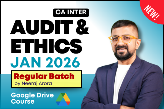 CA Inter Audit Regular Batch for January 2026 - Google Drive Classes cover