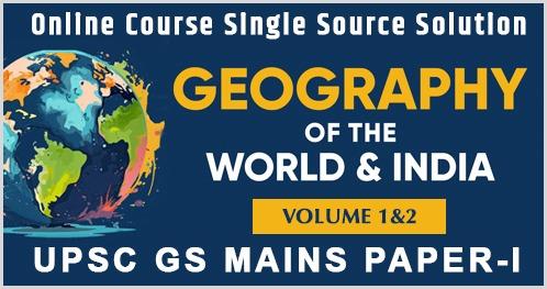Geography of the World & India VOL-I & II cover