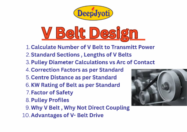 V Belt Selection, Calculations & Standard Procedure | Mechanical Design Guide cover