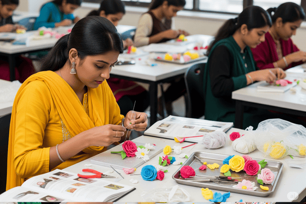 How to make Artificial Stamens easily for Gumpaste flowers cover