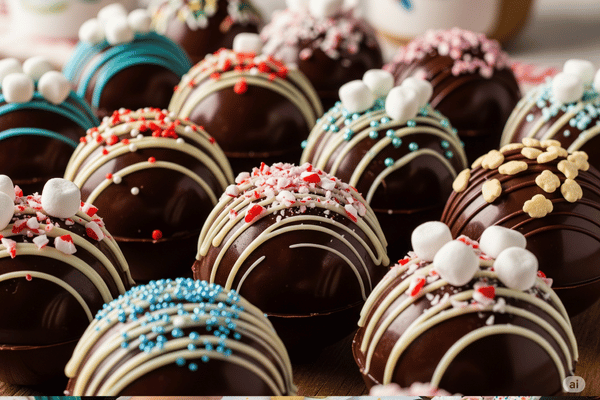 Hot Chocolate Bombs : Make Chocolate Bombs Very Easily at Home cover